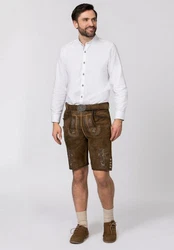 Stockerpoint Trachtenlederhose Thomas2 Braun/Dunkelbraun/Khaki/Beige