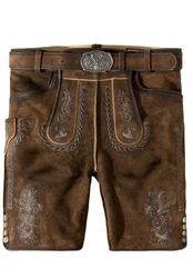 Stockerpoint Trachtenlederhose Thomas2 Braun/Dunkelbraun/Khaki/Beige