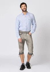 Stockerpoint Trachtenlederhose Siggi2 Khaki/Beige/Braun/Hellgrau/Creme