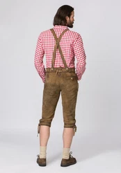 Stockerpoint Trachtenlederhose Justin Braun/Beige/Khaki