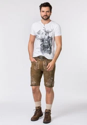 Stockerpoint T-Shirt Naturbursch Creme/Weiß/Beige/Dunkelblau