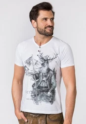 Stockerpoint T-Shirt Naturbursch Creme/Weiß/Beige/Dunkelblau