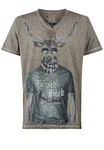 Stockerpoint T-Shirt Prachtbock Braun/Grau/Beige/Hellblau/Türkis