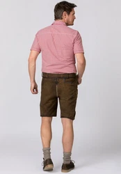 Stockerpoint Trachtenlederhose Bertl Braun/Khaki/Dunkelbraun