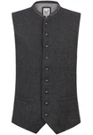 Stockerpoint Trachtenweste Moderne Oktoberfest Herren Weste Dunkelgrau/Grau