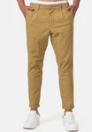 Indicode Leinenhose Cunningham Khaki/Beige/Braun