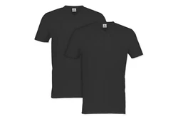 LERROS T-Shirt V-NECK 2003115 Dunkelgrau/Schwarz/Grau