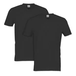 LERROS T-Shirt V-NECK 2003115 Dunkelgrau/Schwarz/Grau