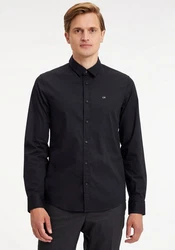 Calvin Klein Hemd Schwarz/Dunkelgrau/Dunkelblau/Beige