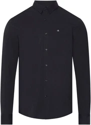 Calvin Klein Hemd Schwarz/Dunkelgrau/Dunkelblau/Beige