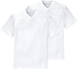 Schiesser V-Shirt Essentials V-Ausschnitt (2er-Pack) 