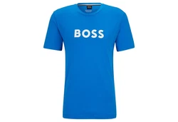 BOSS T-Shirt RN Rundhals Kurzarm Blau/Gold/Hellblau/Braun/Türkis/Dunkelblau
