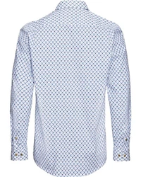 Reitmayer Kurzarmhemd Hemd Dunkelblau/Blau/Hellblau