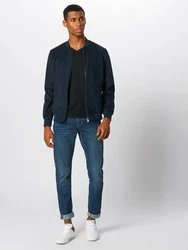 FYNCH-HATTON Strickpullover Langarmhemd SFPK211 anthrazit