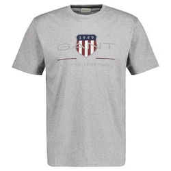 Gant T-Shirt REGULAR ARCHIVE SHIELD grau