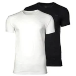 Gant T-Shirt C-NECK T-SHIRT 2-PACK Schwarz/Weiß