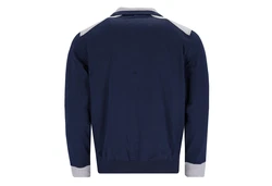 Hajo Sweatshirt Herren Homewear Jacke Dunkelblau/Blau