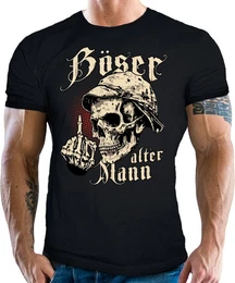 T-Shirt fr den etwas lteren Nrgler: Bser alter Mann