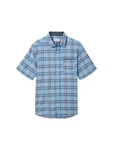 TOM TAILOR Kurzarmhemd Blau/Hellblau