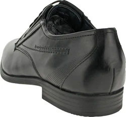 bugatti Herren Business Halbschuh Schnürschuh Schwarz/Braun/Hellblau
