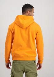 Alpha Industries Hoodie Alpha Label Orange/Gelb