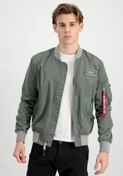Alpha Industries Bomberjacke MA-1 TTC Two Tone Contrast Dunkelgrün/Grau