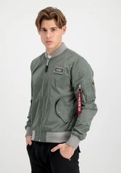 Alpha Industries Bomberjacke MA-1 TTC Two Tone Contrast Dunkelgrün/Grau