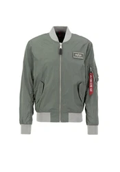 Alpha Industries Bomberjacke MA-1 TTC Two Tone Contrast Dunkelgrün/Grau
