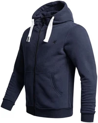 Alessandro Salvarini Sweatjacke ASVinzent Dunkelblau