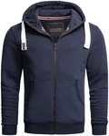Alessandro Salvarini Sweatjacke ASVinzent Dunkelblau