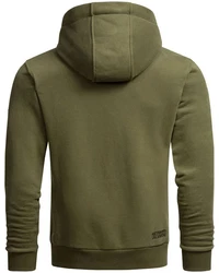 Alessandro Salvarini Sweatjacke ASVinzent Dunkelgrün