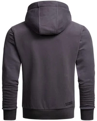 Alessandro Salvarini Sweatjacke ASVinzent Dunkelgrau/Lila/Grau