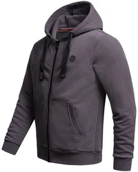 Alessandro Salvarini Sweatjacke ASLomborio Dunkelgrau/Lila/Hellgrau/Grau