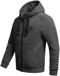 Alessandro Salvarini Sweatjacke ASLomborio Dunkelgrau/Grau/Hellgrau