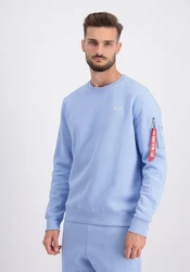 Alpha Industries Sweater Blau/Hellblau