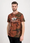 ALPHA INDUSTRIES T-Shirt Camo/Neon