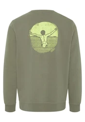 Chiemsee Sweatshirt Jumper-Motiv (1) Dunkelgrün/Grün