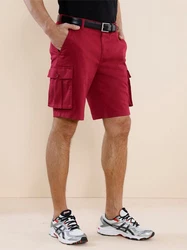 Sieh an! Shorts Bermudas Dunkelrot/Rot/Bordeaux