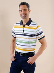 Sieh an! T-Shirt Poloshirt Mischfarben/Gelb