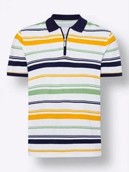 Sieh an! T-Shirt Poloshirt Mischfarben/Gelb