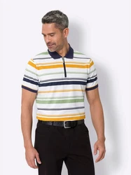 Sieh an! T-Shirt Poloshirt Mischfarben/Gelb