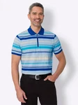 Sieh an! T-Shirt Poloshirt Mischfarben/Türkis/Blau