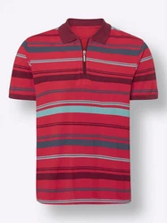 Sieh an! T-Shirt Poloshirt Lila/Mischfarben/Rot/Dunkelrot