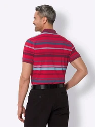 Sieh an! T-Shirt Poloshirt Lila/Mischfarben/Rot/Dunkelrot