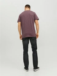 Jack & Jones T-Shirt Rundhals JJECORP Pack LOGO Print (5371) Bordeaux