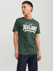 Jack & Jones T-Shirt Rundhals JJECORP Pack LOGO Print (5371) Bordeaux