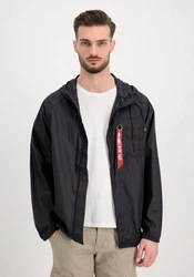 Alpha Industries Outdoor Jackets Superlight Utility Jacket Dunkelgrau/Schwarz/Rot/Hellblau