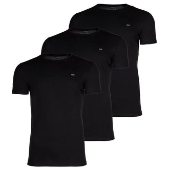Diesel T-Shirt Herren T-DIEGOR-L6 / UMTEE-JAKETHREEPACK Schwarz/Grau Diesel T-Shirt Herren T-DIEGOR-L6 / UMTEE-JAKETHREEPACK Schwarz/Grau