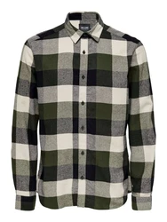 ONLY & SONS Karohemd GUDMUND LIFE LS 3T CHECK SHIRT khaki/oliv/schwarz/weiß
