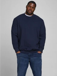 Jack & Jones Plus Sweatshirt BASIC SWEAT CREW NECK dunkelblau